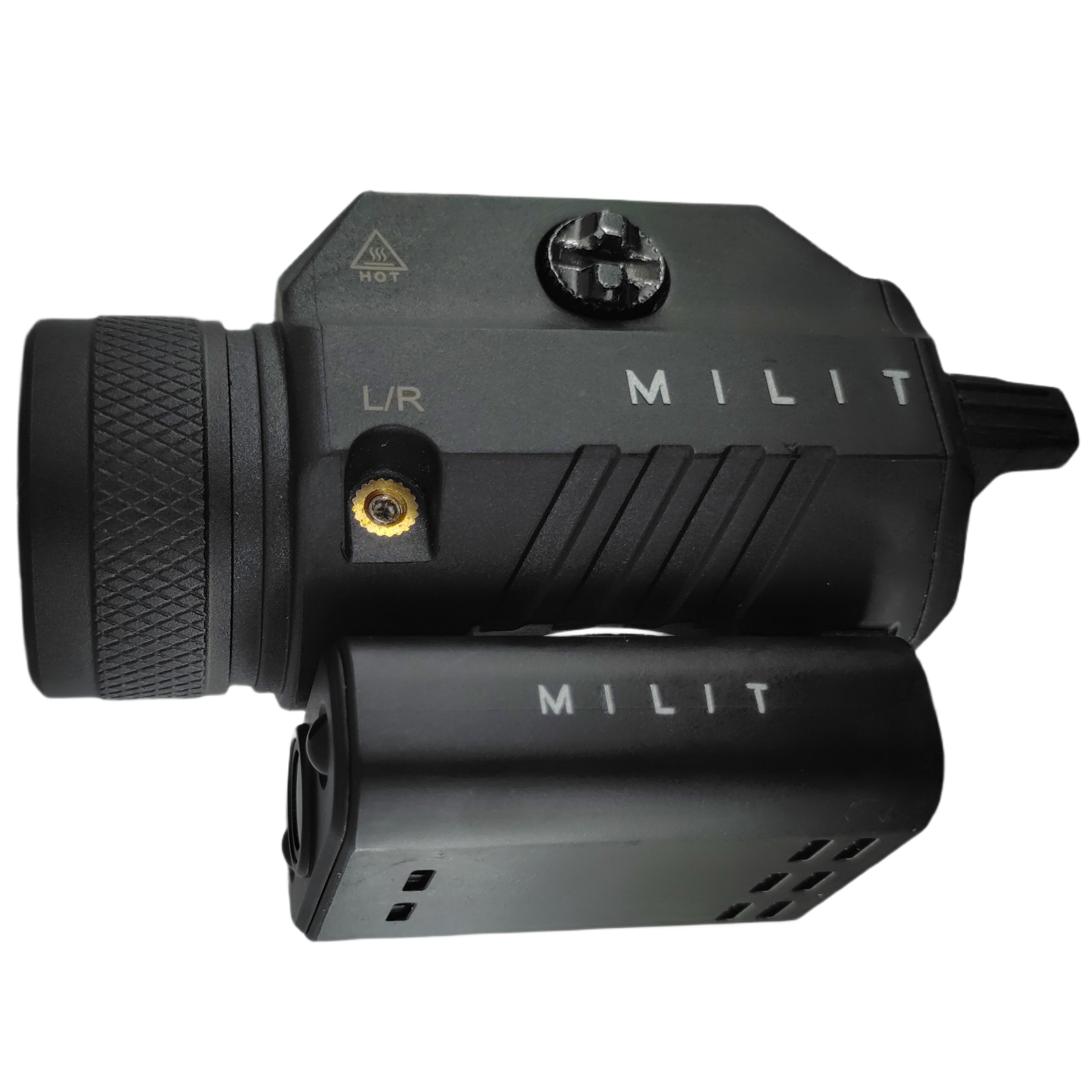 Milit PO Series Picatinny Rail Gun Attachment Surveillance Camera Device Reverse BottomSide Milit PO Series Picatinny Rail Gun Attachment Surveillance Camera Device Reverse BottomSide