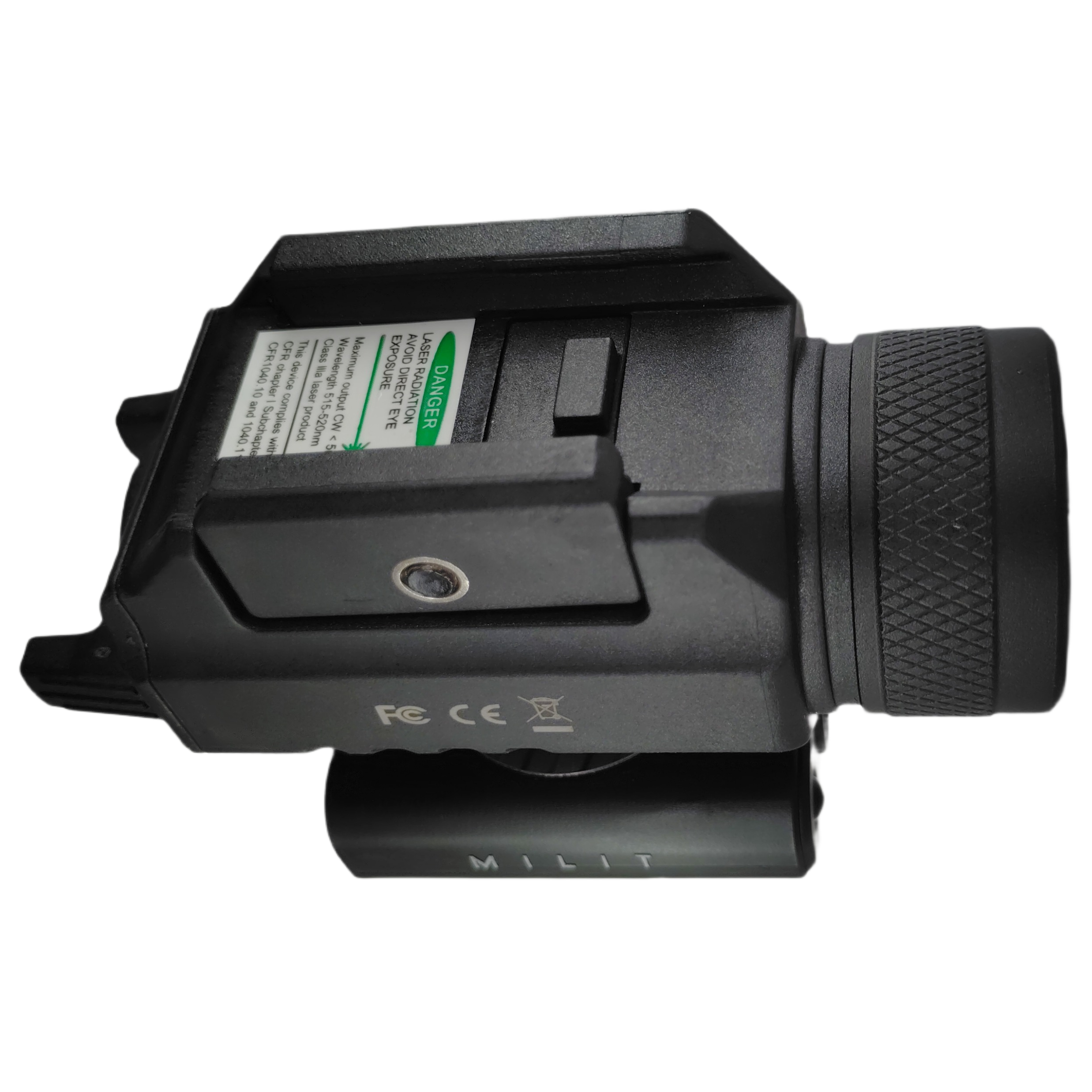 Milit PO Series Picatinny Rail Gun Attachment Surveillance Camera Device Top Side Milit PO Series Picatinny Rail Gun Attachment Surveillance Camera Device Top Side