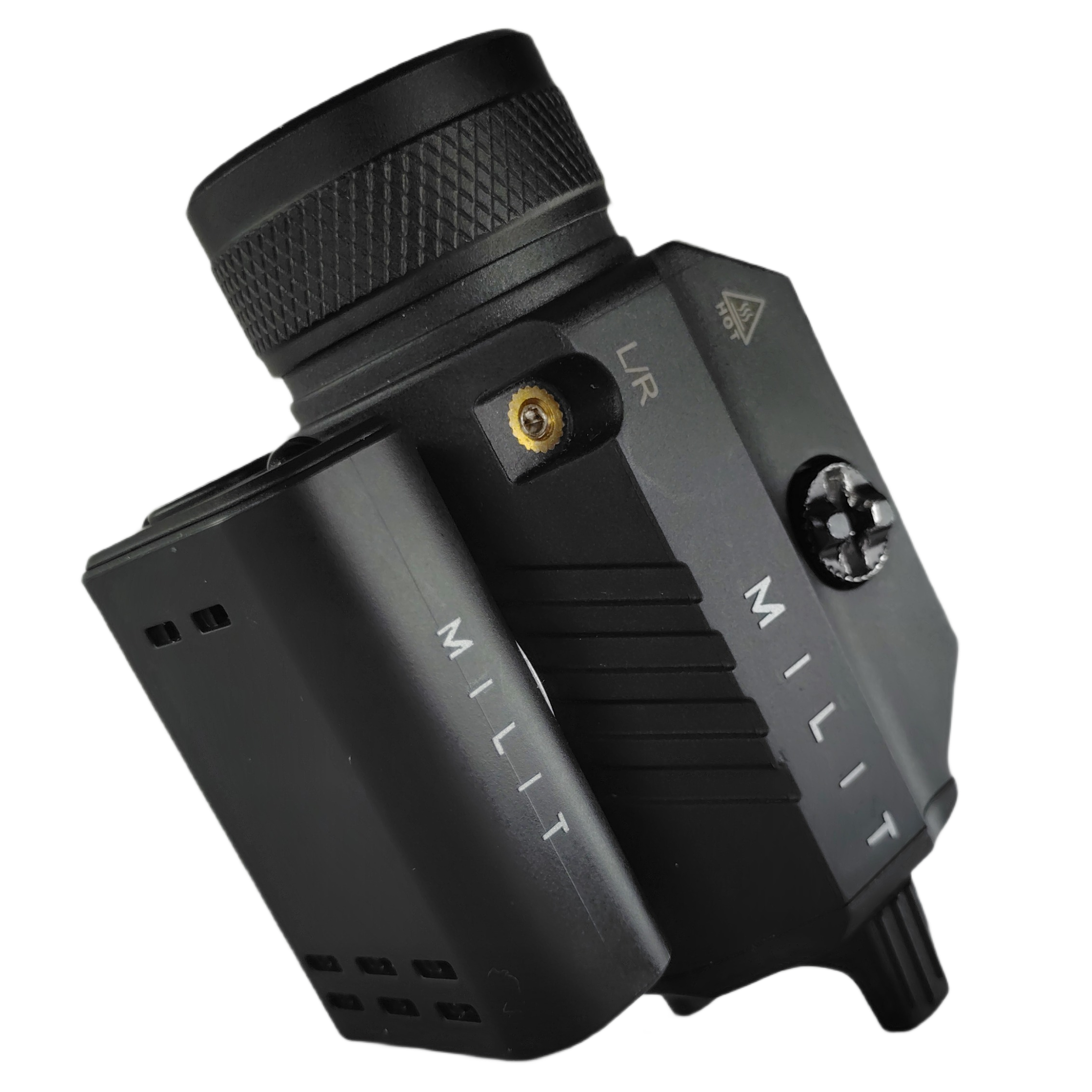 Milit PO Series Picatinny Rail Gun Attachment Surveillance Camera Device Angle Reverse Bottom Side Milit PO Series Picatinny Rail Gun Attachment Surveillance Camera Device Angle Reverse Bottom Side