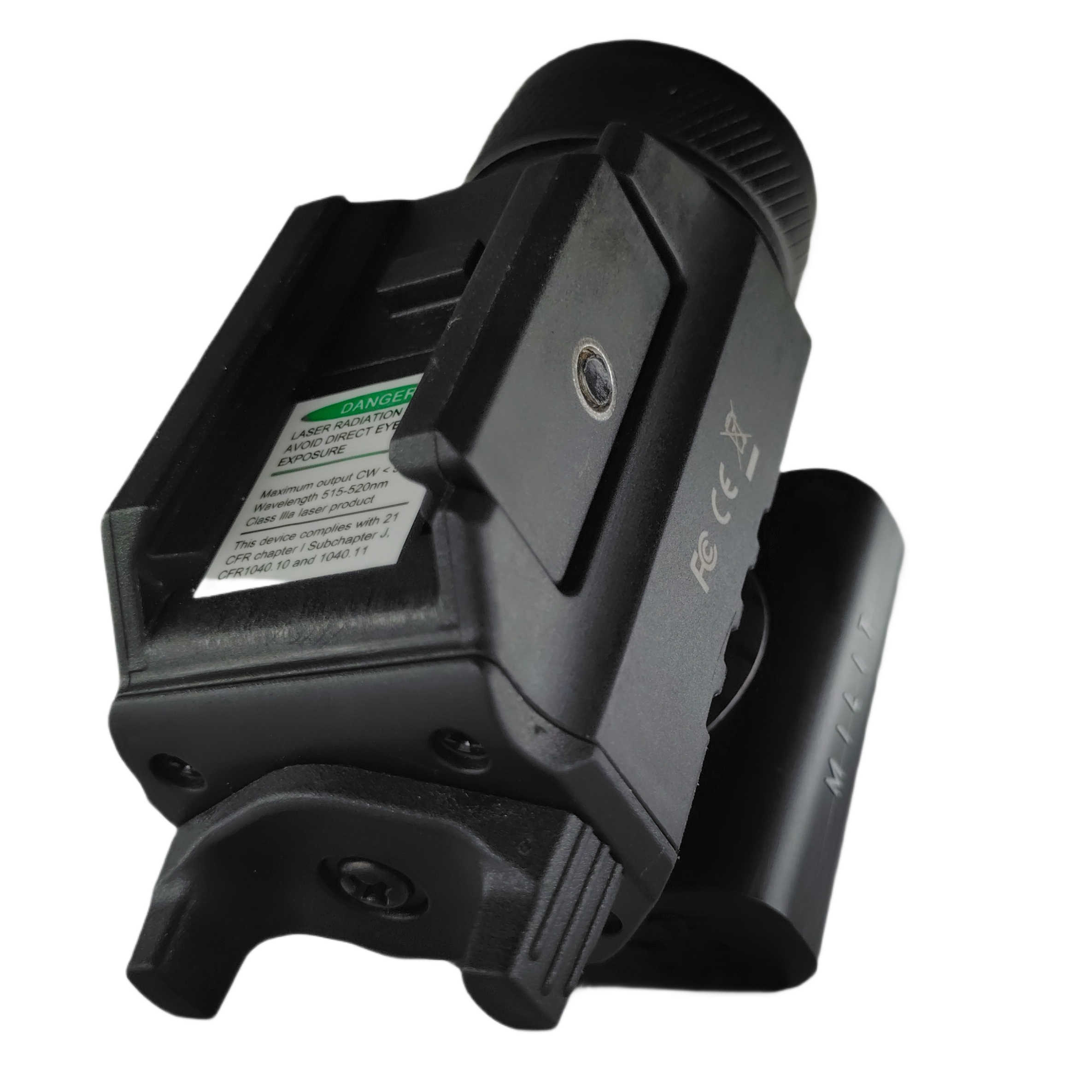 Milit PO Series Picatinny Rail Gun Attachment Surveillance Camera Device Angle Top Side Milit PO Series Picatinny Rail Gun Attachment Surveillance Camera Device Angle Top Side