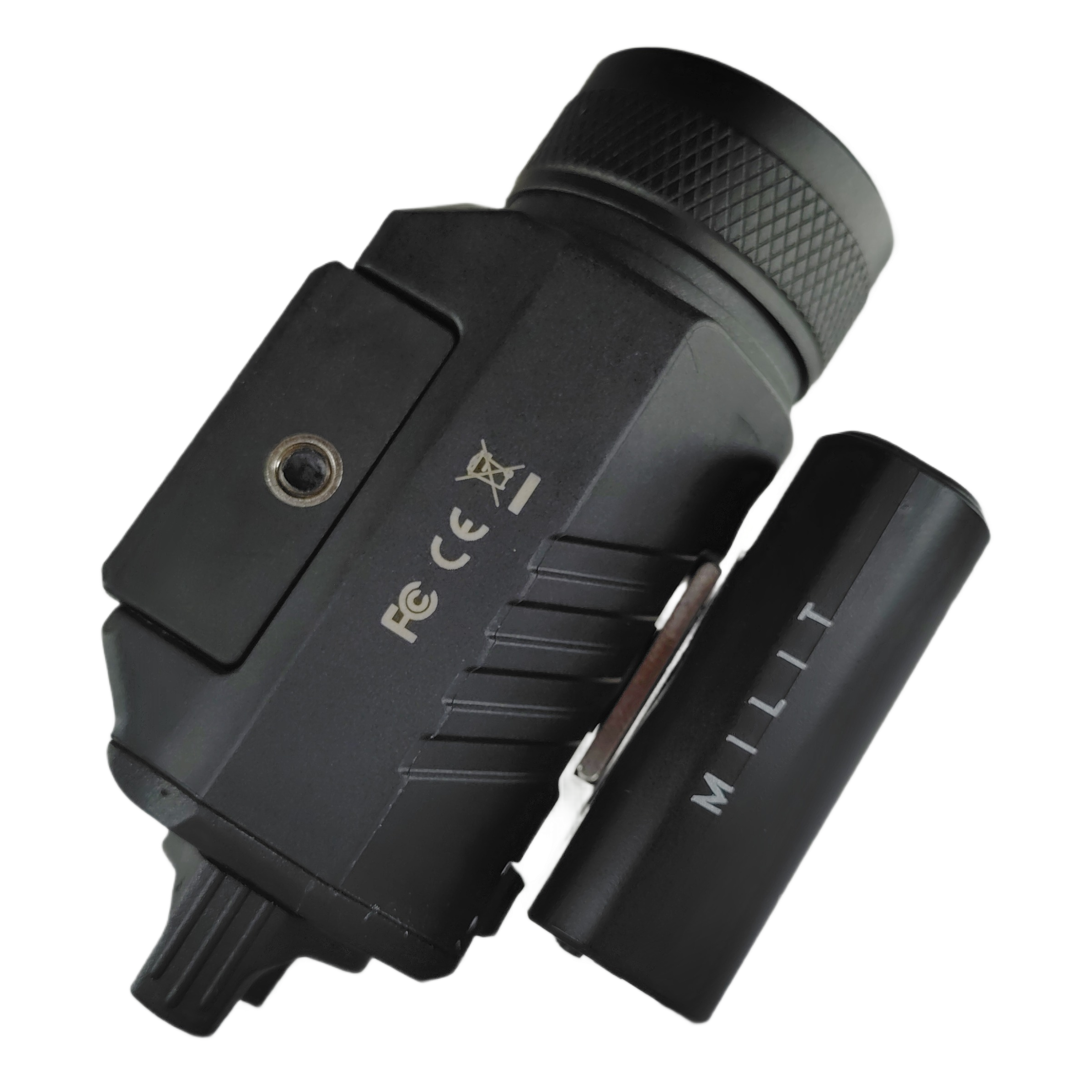 Milit PO Series Picatinny Rail Gun Attachment Surveillance Camera Device Angle Side Milit PO Series Picatinny Rail Gun Attachment Surveillance Camera Device Angle Side