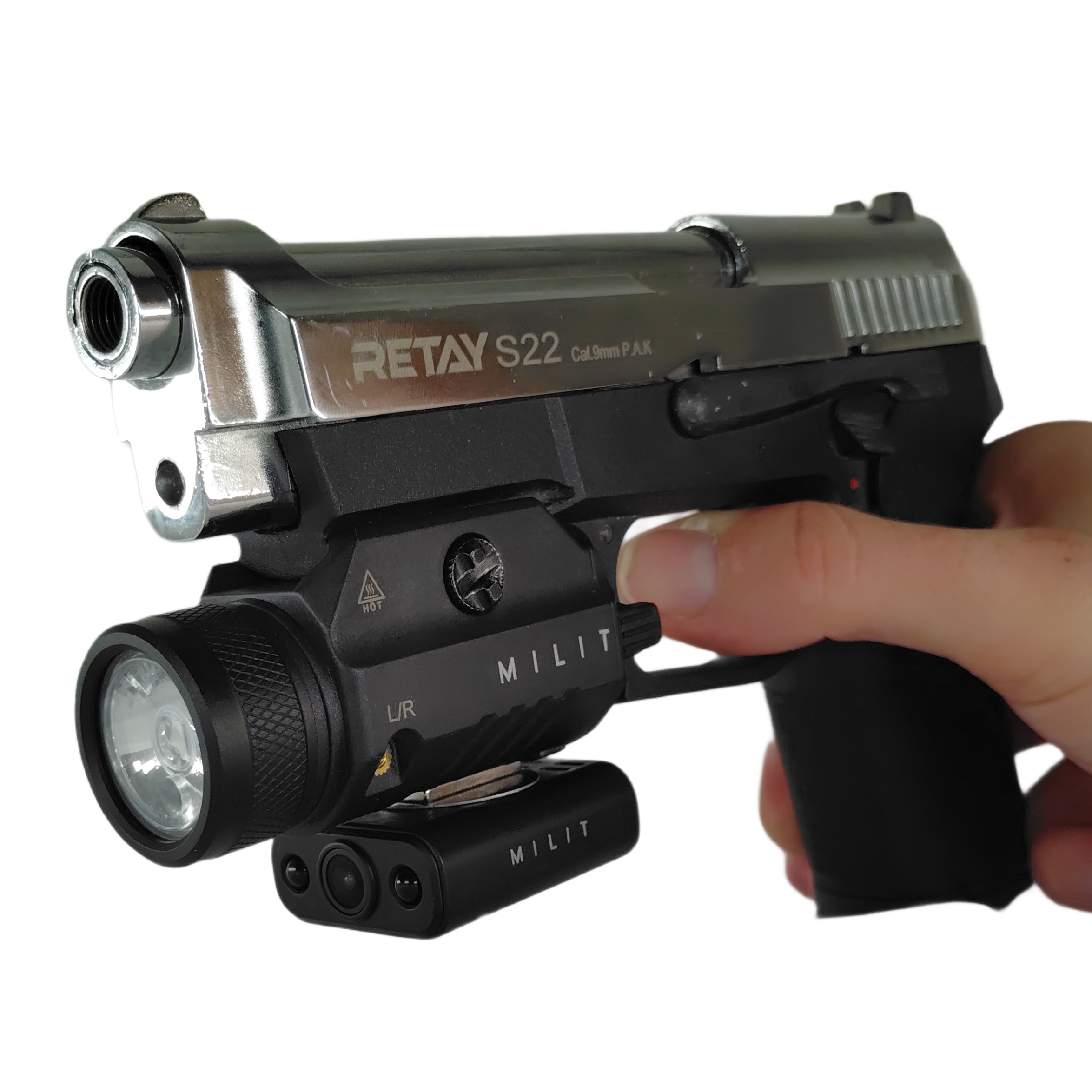 Milit PO Series Picatinny Rail Gun Attachment Surveillance Camera Device Mounted Pointed Reverse Front Side Milit PO Series Picatinny Rail Gun Attachment Surveillance Camera Device Mounted Pointed Reverse Front Side